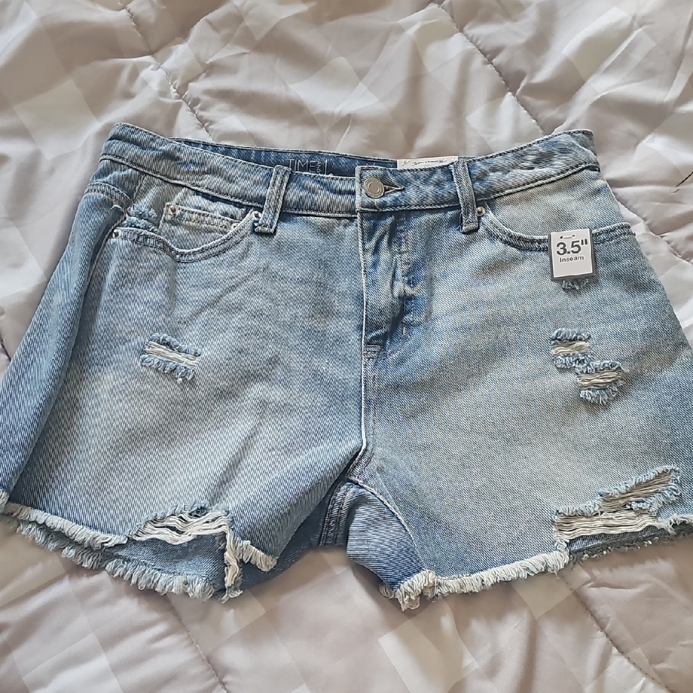 High Rise Jean Shorts Size 6
